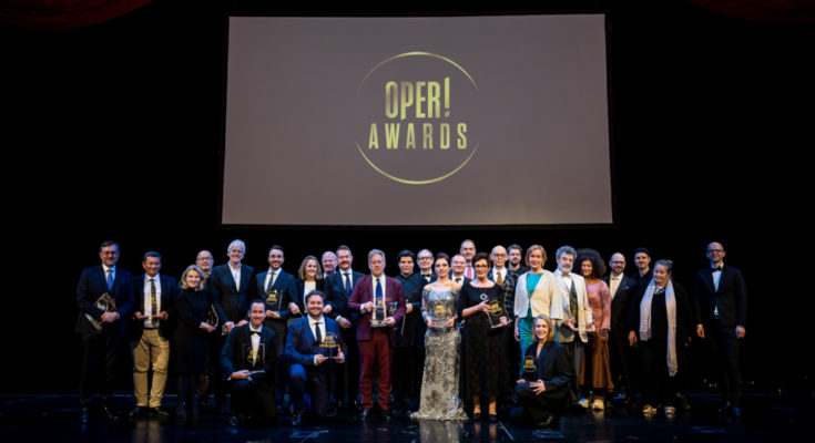 A photo of the 2024 Oper! Awards winners.