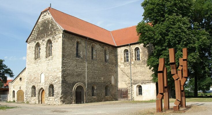 A photo of St. Burchardi Church, Halberstadt, Germany.