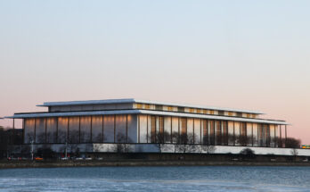 A photo of The Kennedy Center, Washington, DC.