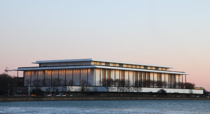 A photo of The Kennedy Center, Washington, DC.