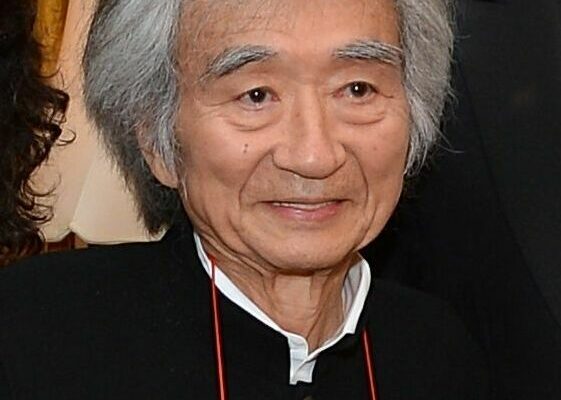 A photo of conductor Seiji Ozawa.