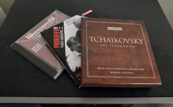 A photo of three CDs from Chandos Records.