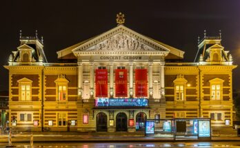 The Royal Concertgebouw, Amsterdam, The Netherlands. Photo: Diego Delso, CC BY-SA 4.0, via Wikimedia Commons